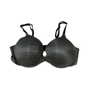 Adore Me gray/black heathered padded bra